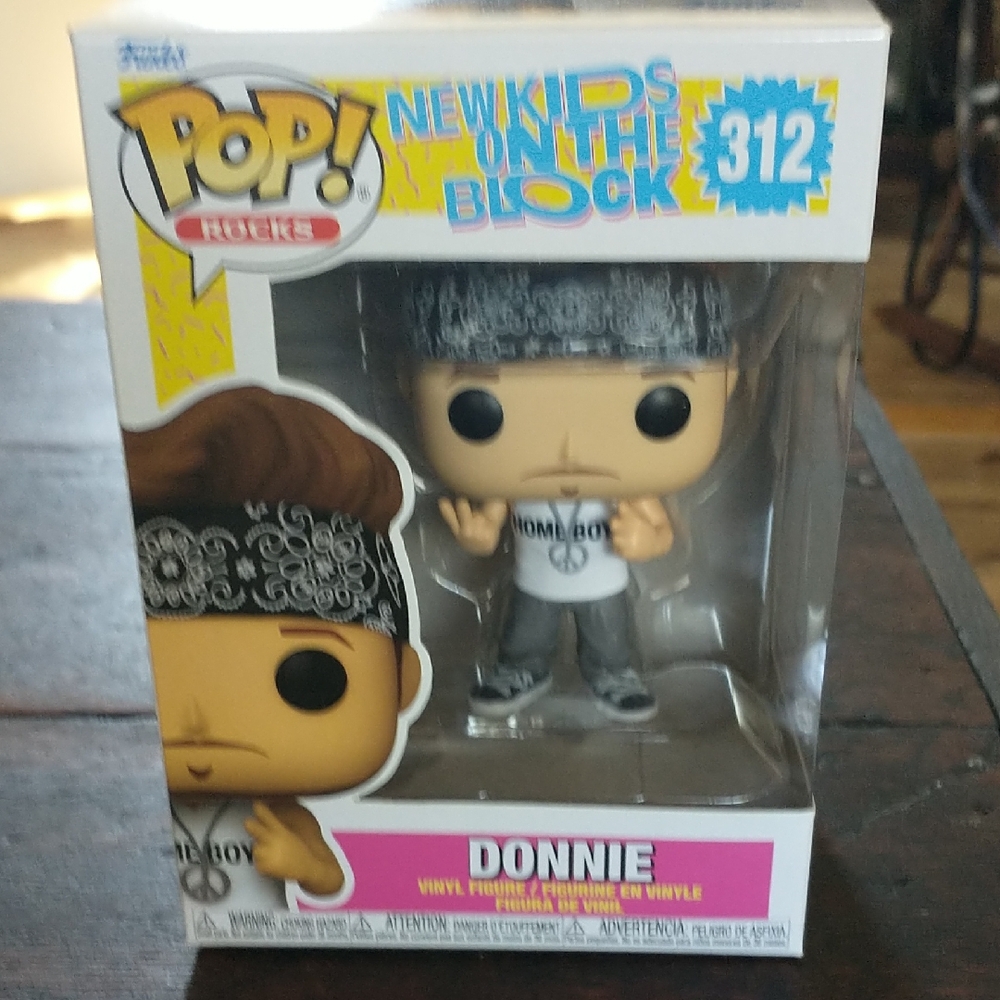Funko Pop! Donnie with Bandana and Gray Outfit NKOTB
